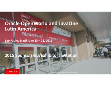 Java platform / Oracle Corporation / Oracle OpenWorld / Oracle Database / JavaOne / The Oracle / Barbara Gordon / Java / Epcot / Computing / Software / Cross-platform software