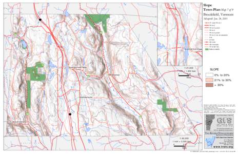 00 15 Slope Town Plan Map 7 of 9 Brookfield, Vermont