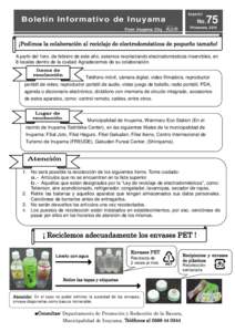 Español  Boletín Informativo de Inuyama にほんごばん