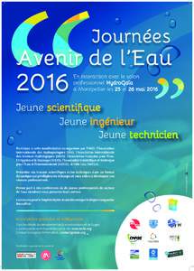 Journées  Avenir de l’Eau 2016