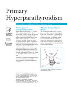 Primary Hyperparathyroidism