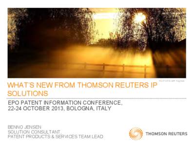 THOMSON REUTERS  PRESENTATION TEMPLATE