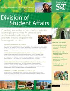 Student affairs / Campus life at Washington University in St. Louis / California Community Colleges System / California State University /  Northridge / Central Queensland University