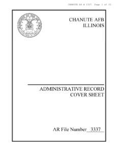 Environment / Pollution / Chanute Air Force Base / USAAF Central Technical Training Command / Waste management / Leachate / Landfill gas / Benzene / United States Air Force / Landfill / Anaerobic digestion