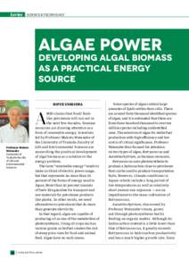 Series  SCIENCE & TECHNOLOGY Algae Power