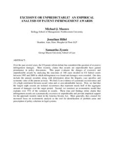 Patent Reform Act / Damages / Defences and remedies in Canadian patent law / Civil law / Law / Declaratory judgment / United States patent law / Judicial remedies / Patent infringement