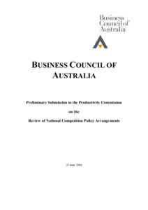 Business Council of Australia