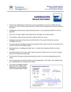 Fortification / Sandbag / Soil / Geotechnical engineering / Levee / Dike / Technology / Flood control / Geology / Bags