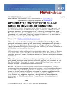 Microsoft Word - GPO CREATES FIRST EVER ONLINE CONGRESSIONAL PICTORIAL DIRE…