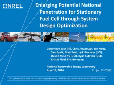 Enlarging Potential National Penetration for Stationary Fuel Cells Through System Design Optimization