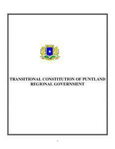 Puntland Constitution