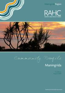 Maningrida Region  Community Profile Maningrida 1st edition August 2009