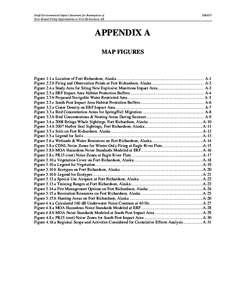 Draft Environmental Impact Statement for Resumption of Year-Round Firing Opportunities at Fort Richardson, AK DRAFT  APPENDIX A