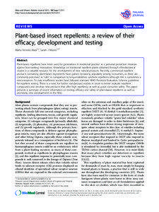 Maia and Moore Malaria Journal 2011, 10(Suppl 1):S11 http://www.malariajournal.com/content/10/S1/S11