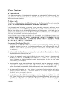 Fluid mechanics / Water / Piping / Irrigation / Valves / Fire hydrant / Pipe / Ductile iron pipe / American Water Works Association / Plumbing / Water industry / Construction