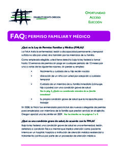 DRO - FAQ-Family & Medical Leave-SPANISH