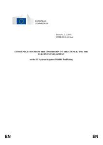 EUROPEAN COMMISSION Brussels, [removed]COM[removed]final