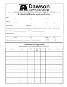 Montana / Labour law / Application for employment / Dawson / Management / Discrimination / Civil Rights Act / Glendive /  Montana / Human resource management / Employment / Recruitment