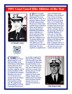 1991 Coast Guard Elite Athletes of the Year  LT LT Michelle L. Kane