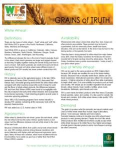 Grains of truth- White wheat 1