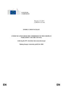 EUROPEAN COMMISSION Brussels, [removed]COM[removed]final