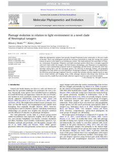 Molecular Phylogenetics and Evolution xxx[removed]xxx–xxx  Contents lists available at SciVerse ScienceDirect