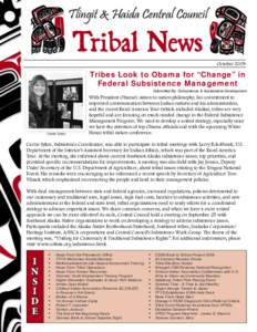 Tlingit & Haida Central Council  Tribal News October 2009