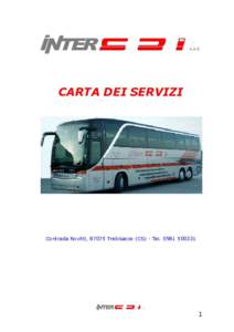 CARTA DEI SERVIZI  Contrada Rovitti, 87075 Trebisacce (CS) - Tel