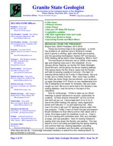 Microsoft Word - GSNH Issue 87 December 2014 draft2.docx