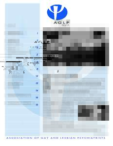 In this issue[removed]AGLP Convention[removed]