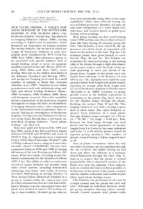 92  GULF OF MEXICO SCIENCE, 2003, VOL. 21(1)