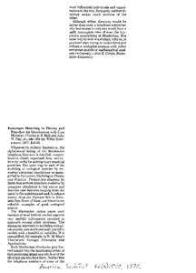 most influential individuals and organizations in the city. Strangely, neither directory makes much mention of the other. Although either directory would be better than none, a telephone subscriber who had access to only