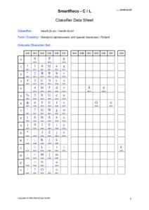 hansfi-2x.pdf  SmartReco - C / L Classifier Data Sheet Classifier: