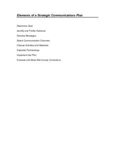 Microsoft Word - Template for Strategic Communications Plan.doc