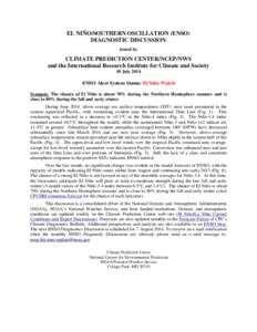 Tropical meteorology / Climatology / Effects of global warming / El Niño-Southern Oscillation / Oceanography / La Niña / Sea surface temperature / Climate Prediction Center / Atlantic Equatorial mode / Atmospheric sciences / Meteorology / Physical oceanography