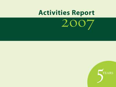 Activities Report  years Lemann Foundation Board