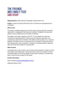 Microsoft Word - Royal National Orthopaedic Hospital NHS TrustSY