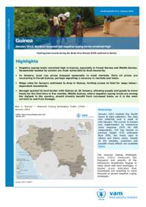 Fighting hunger worldwide  Bulletin spécial mVAM #6: novembre mVAM bulletin #11: January[removed]Guinea