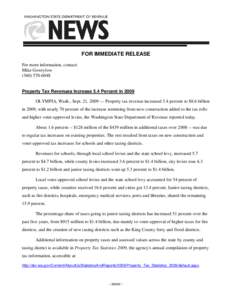 FOR IMMEDIATE RELEASE 1B For more information, contact: Mike Gowrylow[removed]