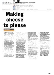 Cheesemaker / Cheese / Food and drink / Artisan cheese