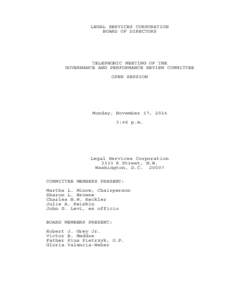 Legal Services Corporation / Employee benefit / Patient Protection and Affordable Care Act / Law / Government / Humanities / Newton N. Minow / Employment compensation / John G. Levi / Martha Minow