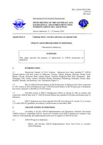 SEA ADS-B WG/5-IP[removed]Revised) International Civil Aviation Organization   