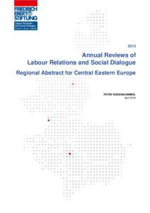 Annual Reviews of Labour Relations and Social Dialogue