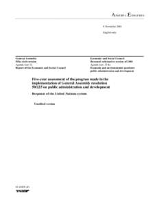 International economics / Economics / United Nations Public Administration Network / Civil service reform in developing countries / Decentralization / United States Agency for International Development / Private sector development / International Monetary Fund / United Nations Economic and Social Council / Development / Public administration / International development