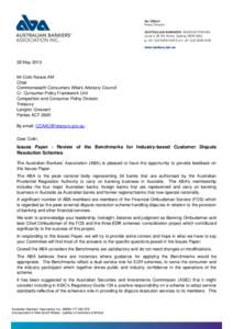 Ian Gilbert Policy Director AUSTRALIAN BANKERS’ ASSOCIATION INC. Level 3, 56 Pitt Street, Sydney NSW 2000 p. +[removed] Ext f. +[removed] www.bankers.asn.au