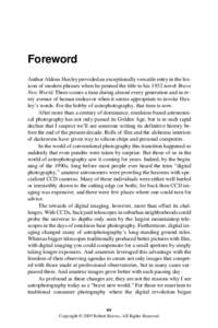 Foreword Author Aldous Huxley provided an exceptionally versatile entry in the lexicon of modern phrases when he penned the title to his 1932 novel Brave New World. There comes a time during almost every generation and i