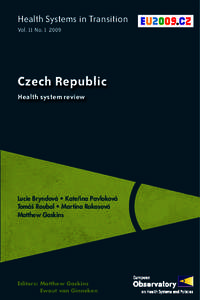 Health Systems in Transition Vol. 11 NoCzech Republic Health system review