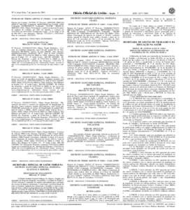 Nº 4, terça-feira, 7 de janeiro de 2014 EXTRATO DE TERMO ADITIVO N oUASGo- Número do Contrato: N Processo: PREGÃO SISPP N oContratante: MINISTERIO DA SAUDE -CNPJ