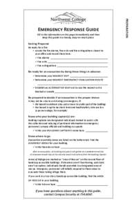 Emergency evacuation / Emergency management / Safety / National Weather Service / Tornado warning / Fire alarm system / Tornado / Weather warning / Winter storm watch / Meteorology / Atmospheric sciences / Weather