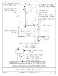 Navy Magazine Detail E-13 Heat Tracing Details (at 120 Volts)